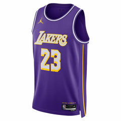 LeBron James Los Angeles Lakers Jordan Brand Unisex Swingman Jersey Statement Edition Purple