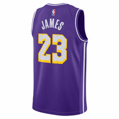 LeBron James Los Angeles Lakers Jordan Brand Unisex Swingman Jersey Statement Edition Purple