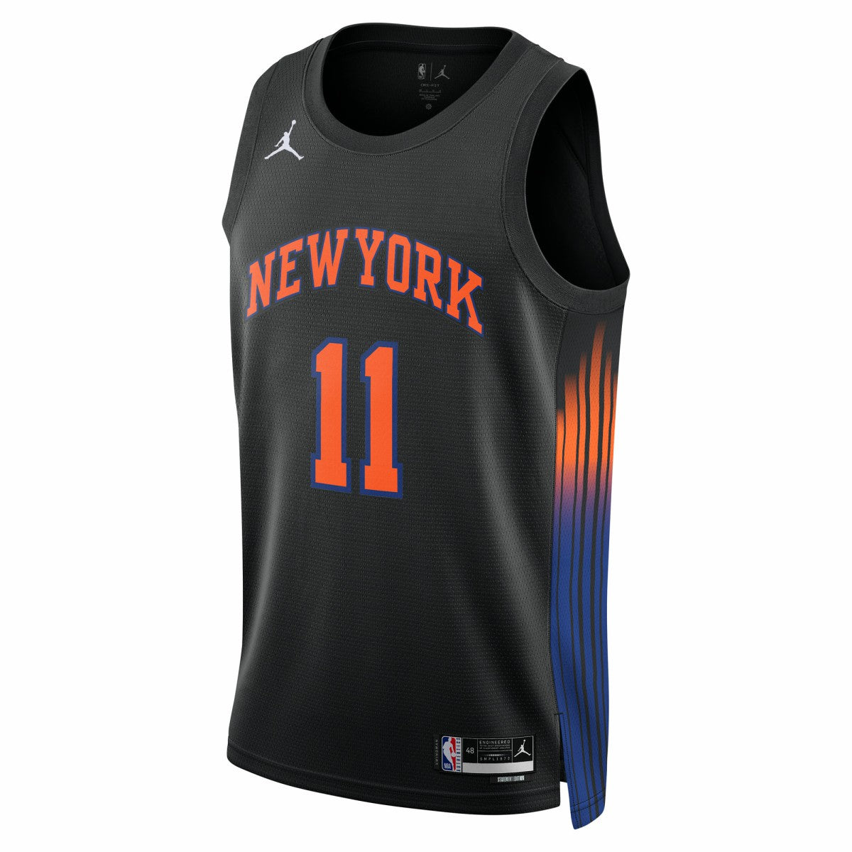 Jalen Brunson New York Knicks Jordan Brand Unisex Swingman Jersey Statement Edition Black