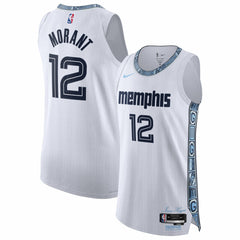 Nike Ja Morant Memphis Grizzlies Unisex 2025/26 Authentic Jersey City Edition White