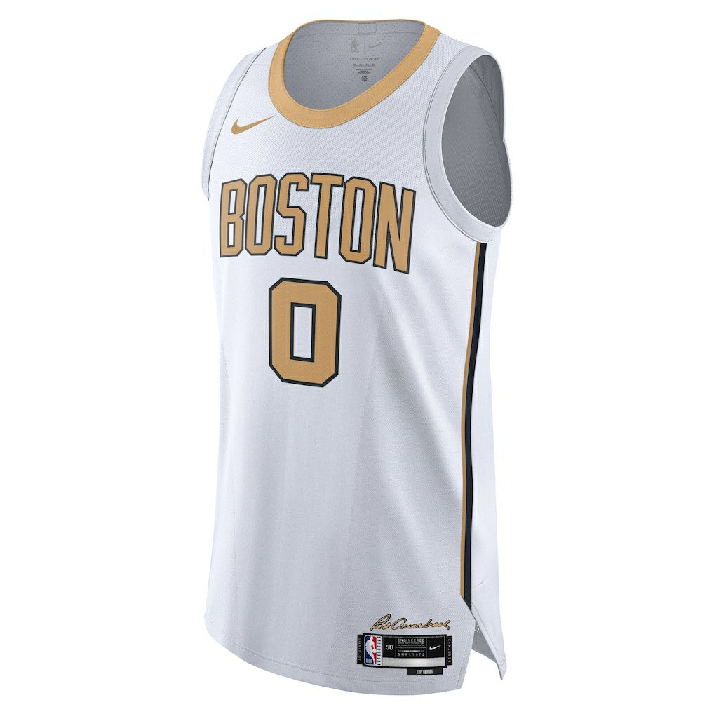 Nike Jayson Tatum Boston Celtics Unisex 2025/26 Authentic Jersey City Edition White