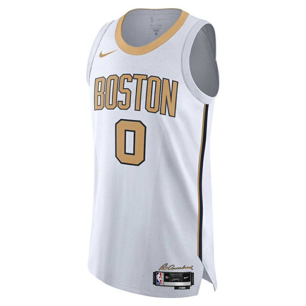 Nike Jayson Tatum Boston Celtics Unisex 2025/26 Authentic Jersey City Edition White