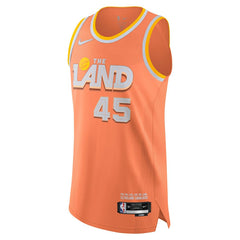 Nike Donovan Mitchell Cleveland Cavaliers Unisex 2025/26 Authentic Jersey City Editi- Orange