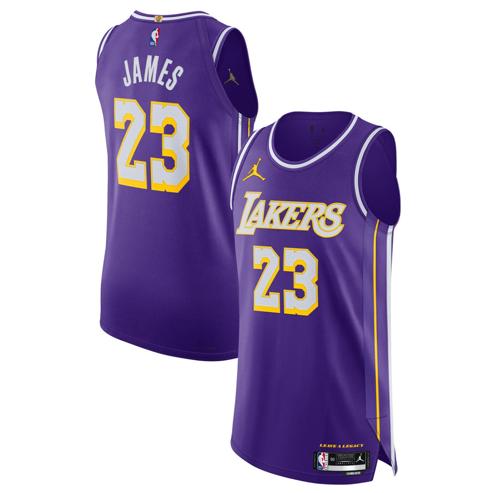 LeBron James Los Angeles Lakers Jordan Brand Unisex 2025/26 Authentic Jersey Statement Edition Purple