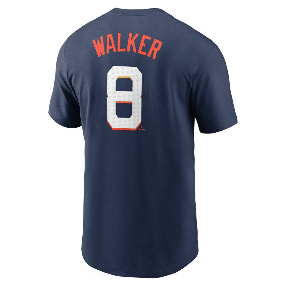 Christian Walker Houston Astros Nike 2025 City Connect Fuse Name & Number T-Shirt Sale