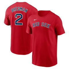 Alex Bregman Boston Red Sox Nike Fuse Name & Number T-Shirt for sale