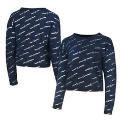 Dallas Cowboys Lauren James Foil Long Sleeve T-Shirt - Navy - NFL
