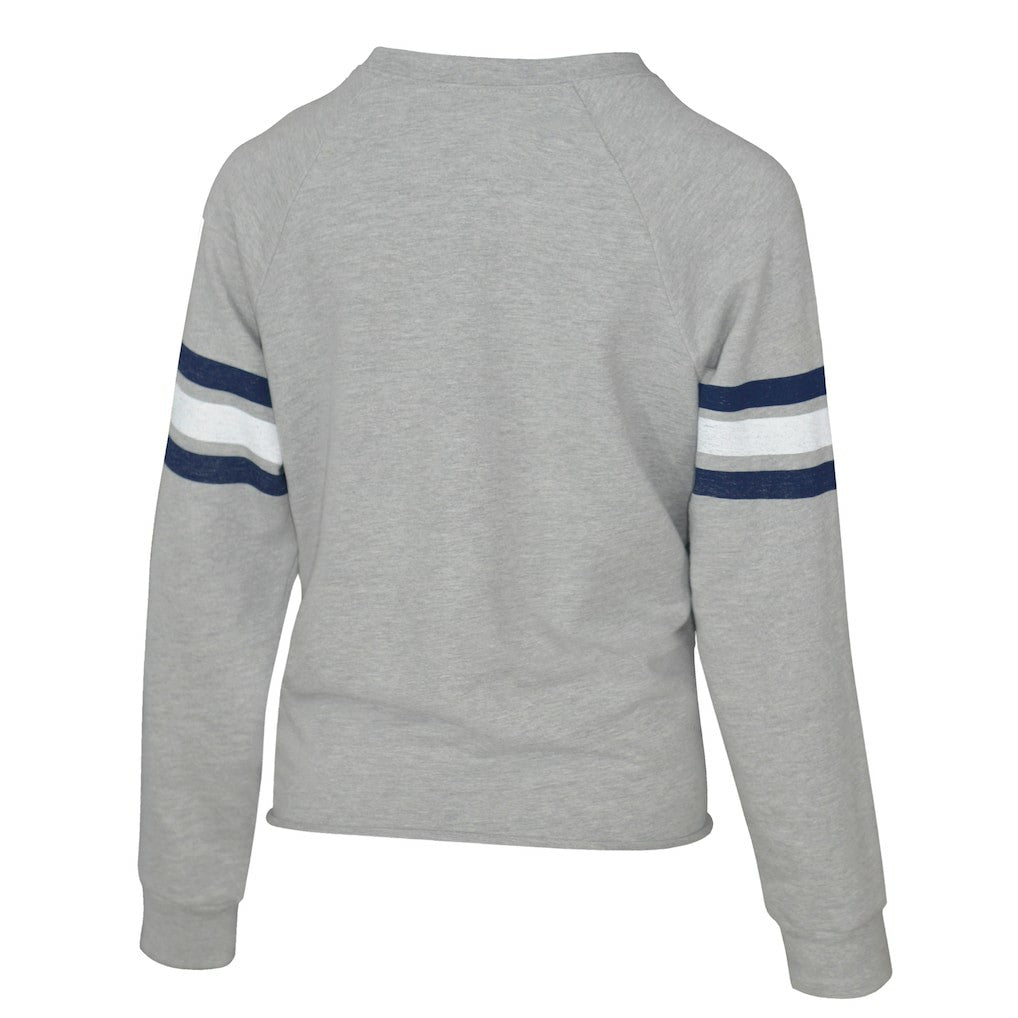 Dallas Cowboys Lauren James Women's Raglan Terry Sweatshirt - Gray - NFL