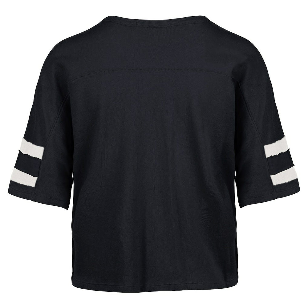 Dallas Cowboys '47 Women's Premier Scout Cropped V-Neck T-Shirt - Navy - 47 brand