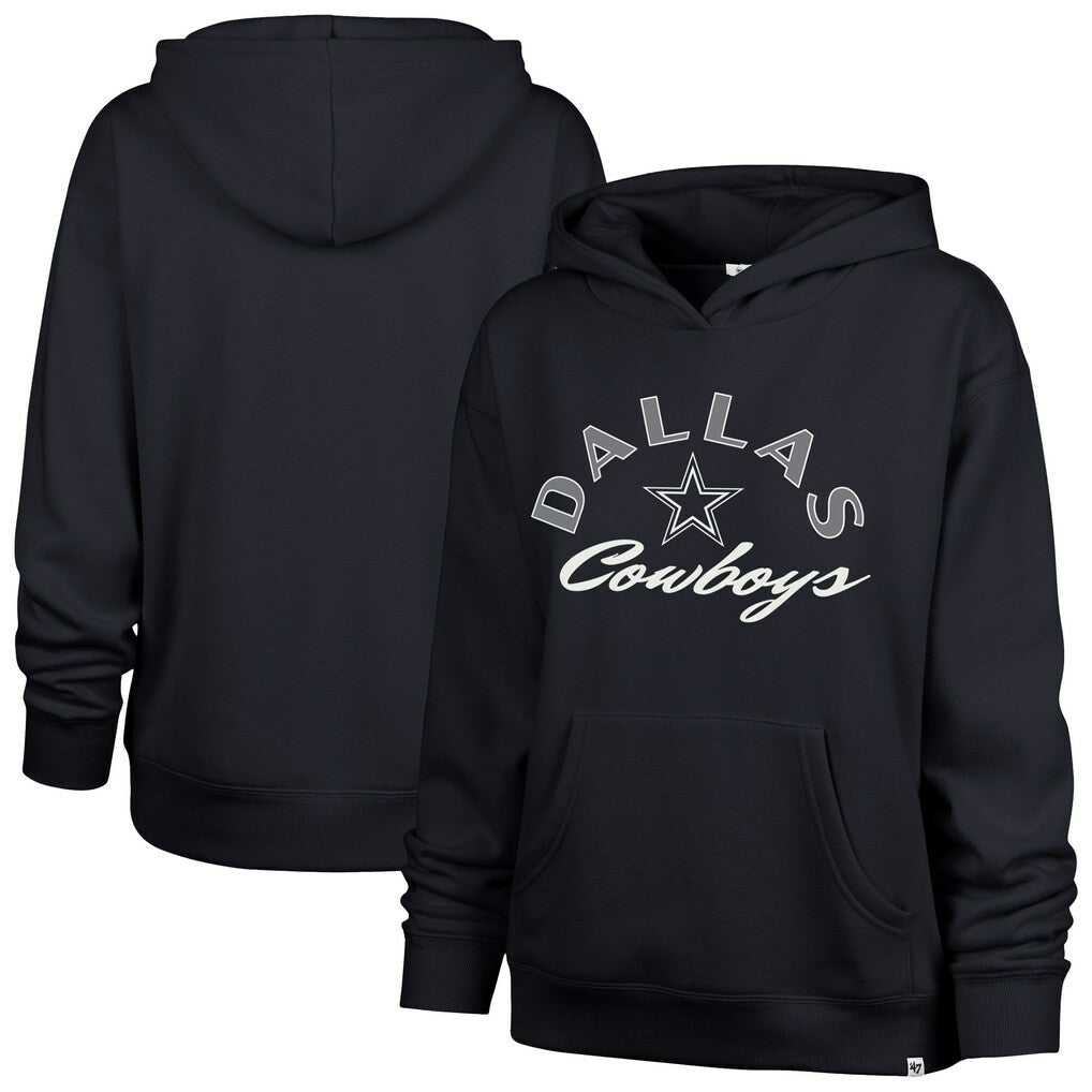 Dallas Cowboys '47 Women's Whirlwind Naomi Pullover Hoodie - Navy - 47 brand