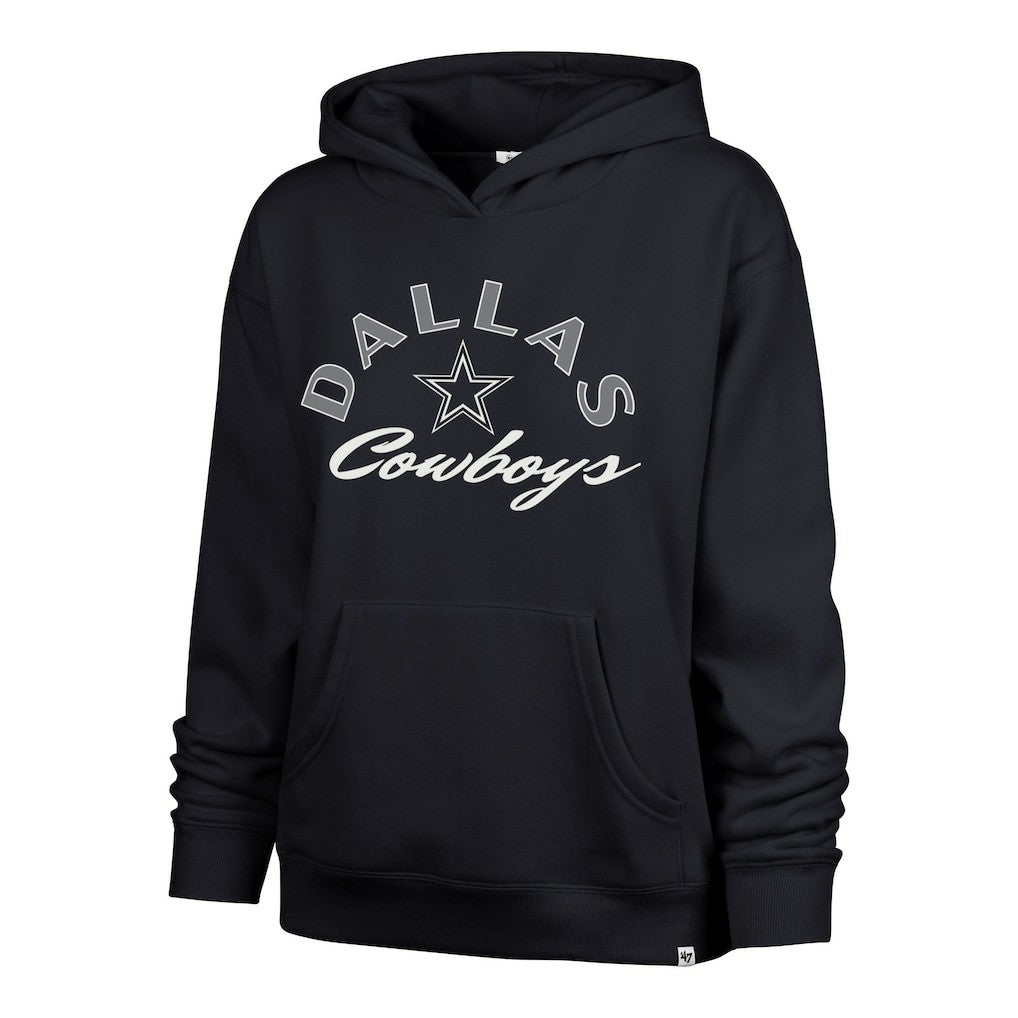 Dallas Cowboys '47 Women's Whirlwind Naomi Pullover Hoodie - Navy - 47 brand