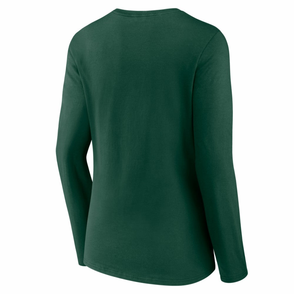 Athletics Women's Logo Long Sleeve V-Neck T-Shirt Near Me