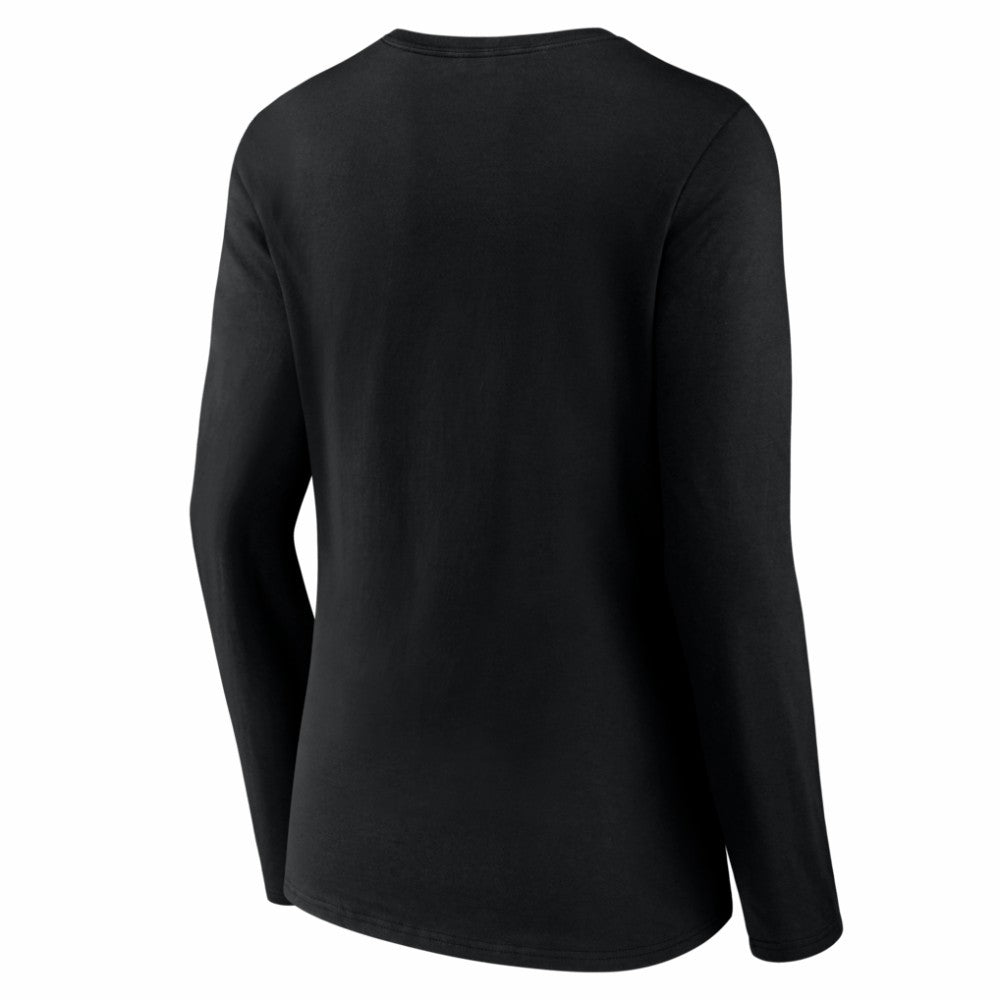 Pittsburgh Pirates Women's Logo Long Sleeve V-Neck T-Shirt Outlet