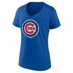 Chicago Cubs Women's Logo V-Neck T-Shirt Near Me