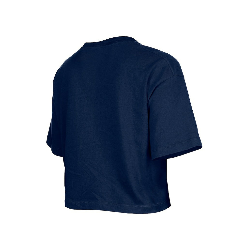 Dallas Cowboys New Era Girl's Flip Sequin Boxy T-Shirt - Navy - NFL