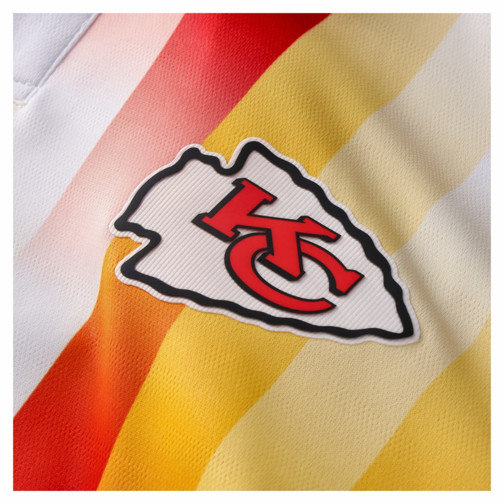 Kansas City Chiefs NFL Football x Football Collared Fan Top - Red - Fanatics