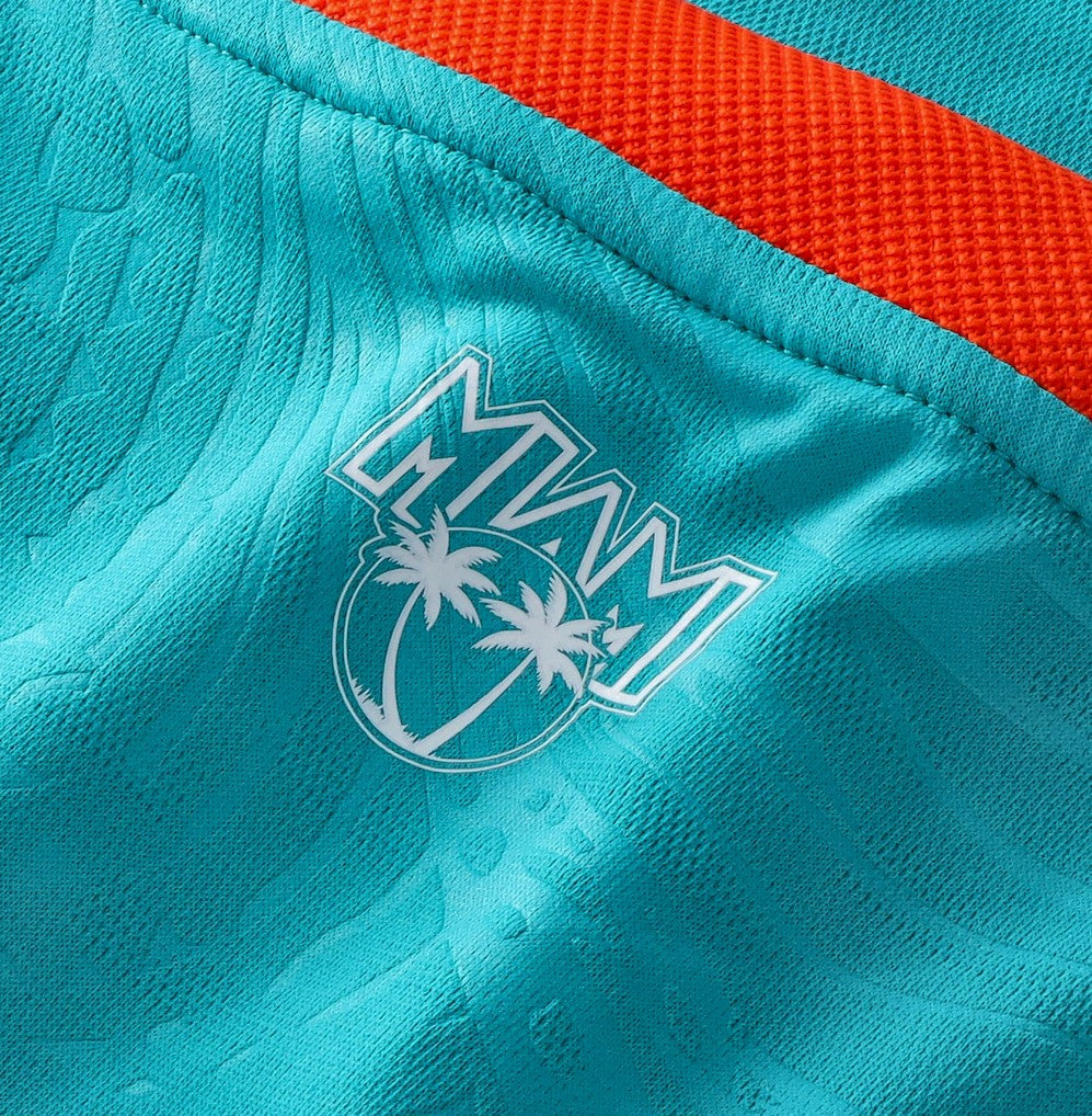 Miami Dolphins NFL Football x Football Fan Top - Aqua - Fanatics
