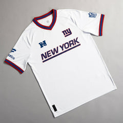 New York Giants NFL Football x Football V-Neck Fan Top - White - Fanatics