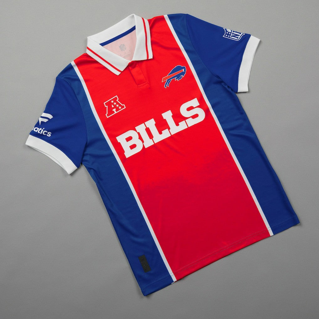 Buffalo Bills NFL Football x Football Collared Fan Top - Red - Fanatics
