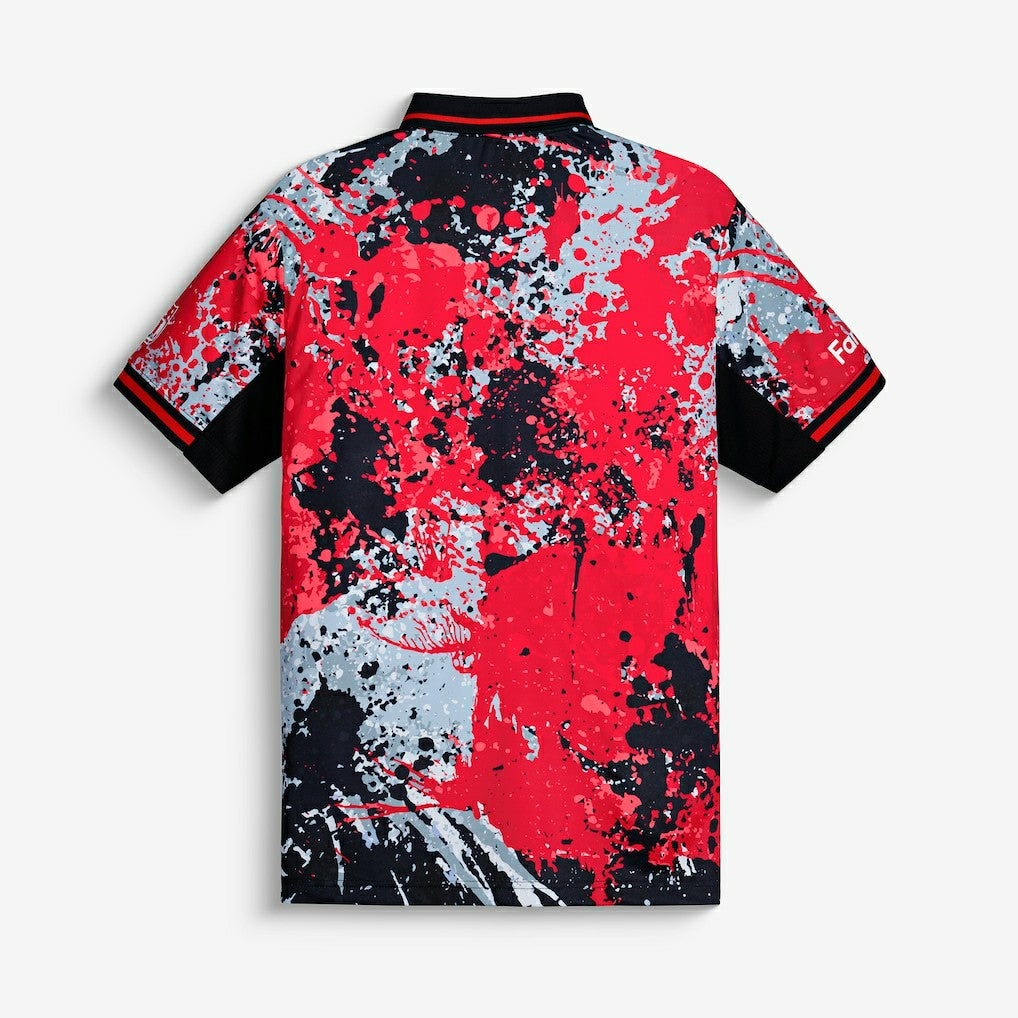 Atlanta Falcons NFL Football x Football Collared Fan Top - Black - Fanatics