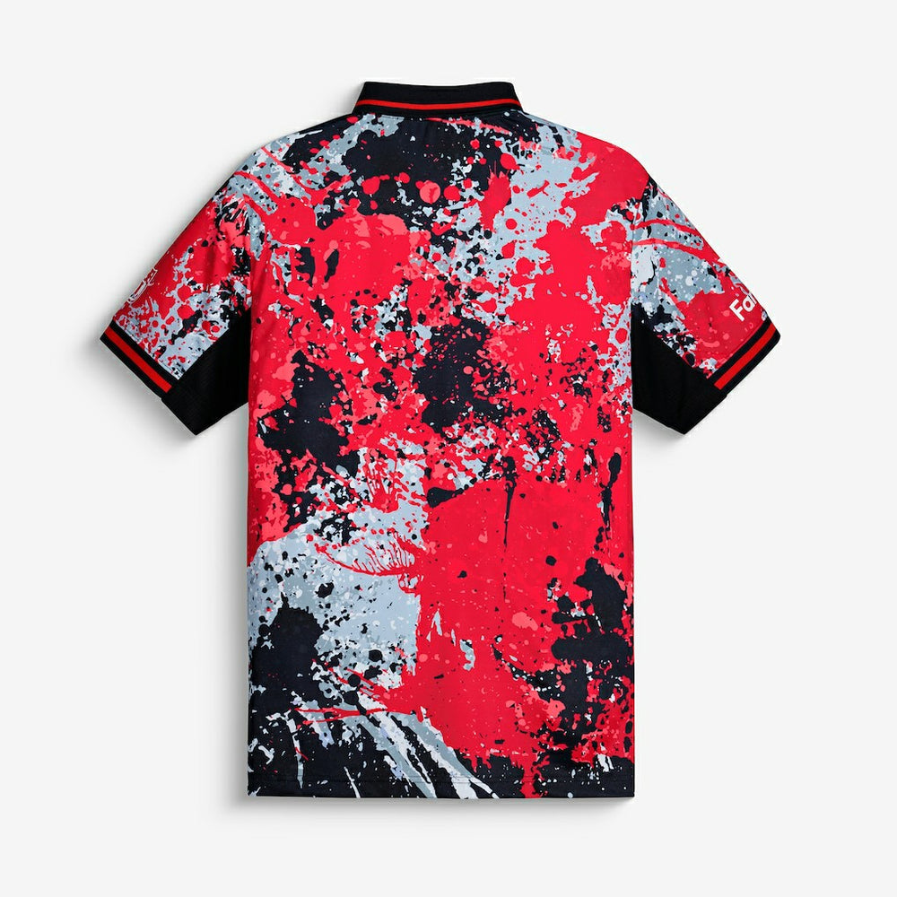 Atlanta Falcons NFL Football x Football Collared Fan Top - Black - Fanatics