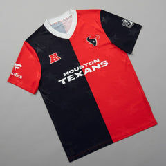 Houston Texans NFL Football x Football V-Neck Fan Top - Navy - Fanatics