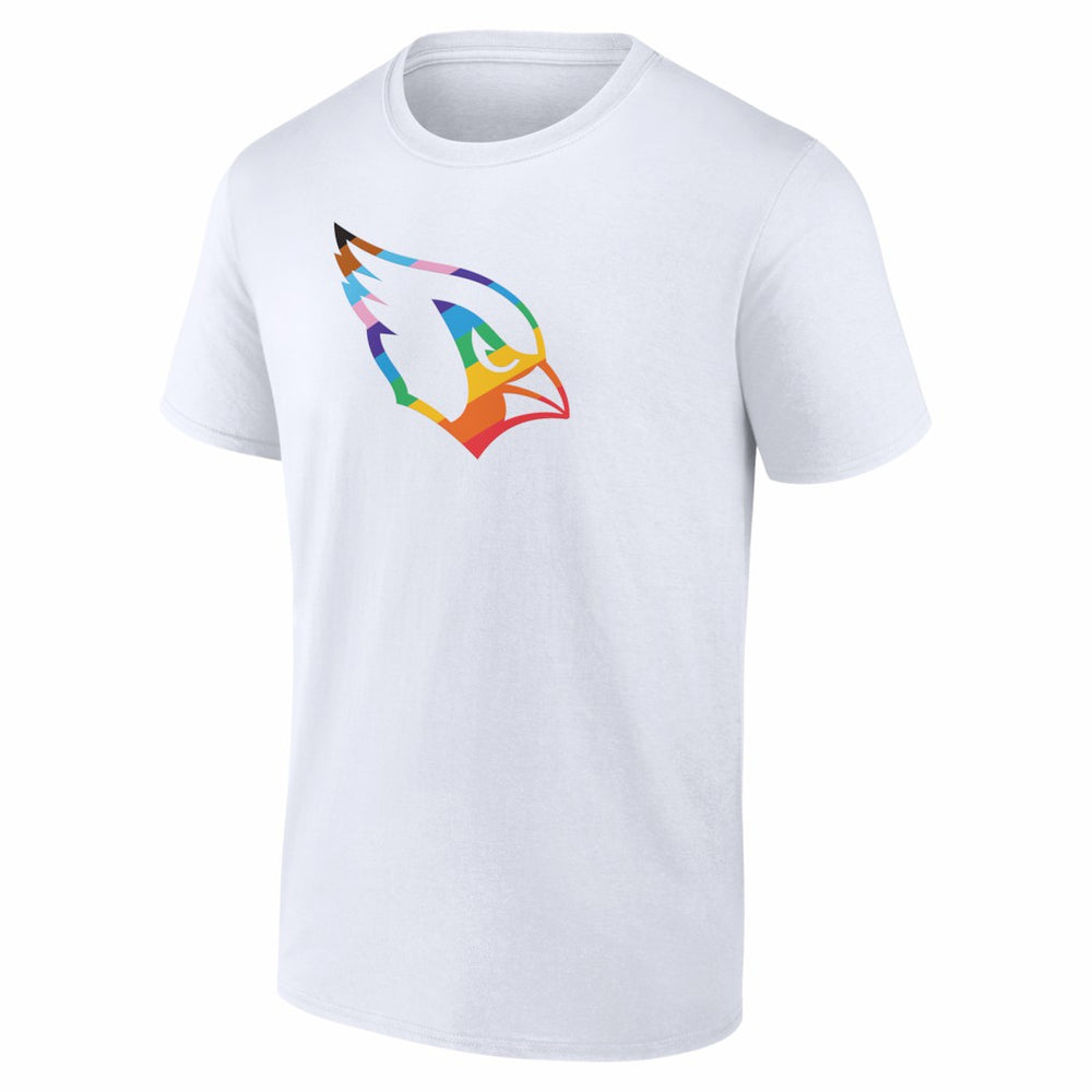 Arizona Cardinals Logo Pride T-Shirt - White - NFL