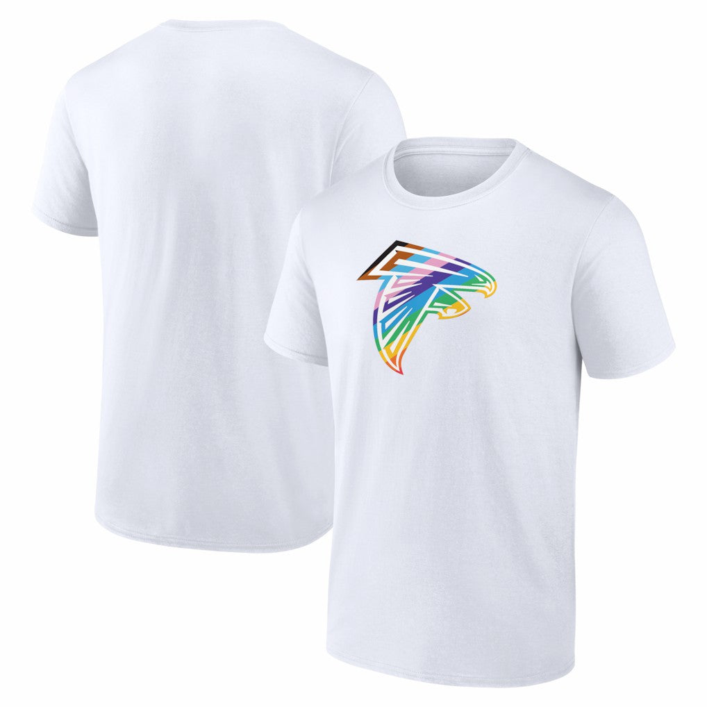 Atlanta Falcons Logo Pride T-Shirt - White - NFL