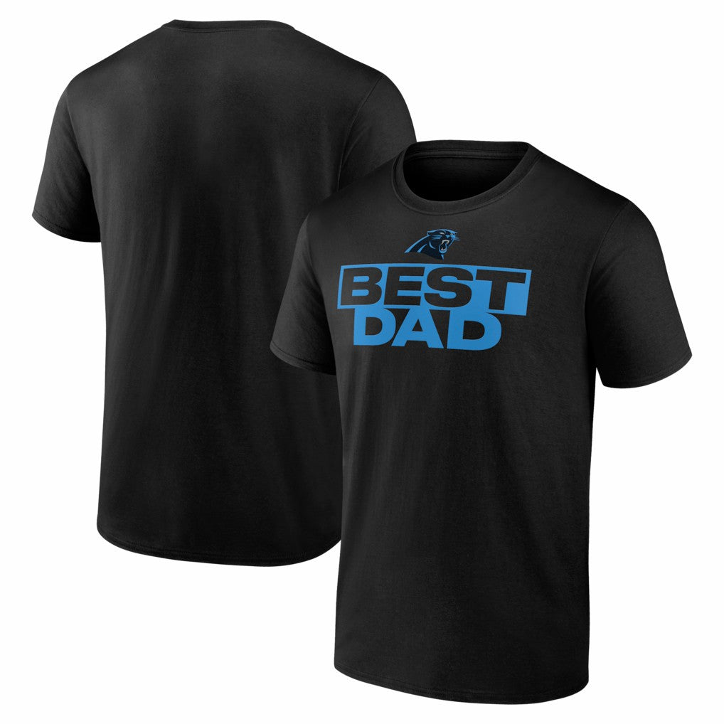 Carolina Panthers Greatest Dad T-Shirt - Black - NFL