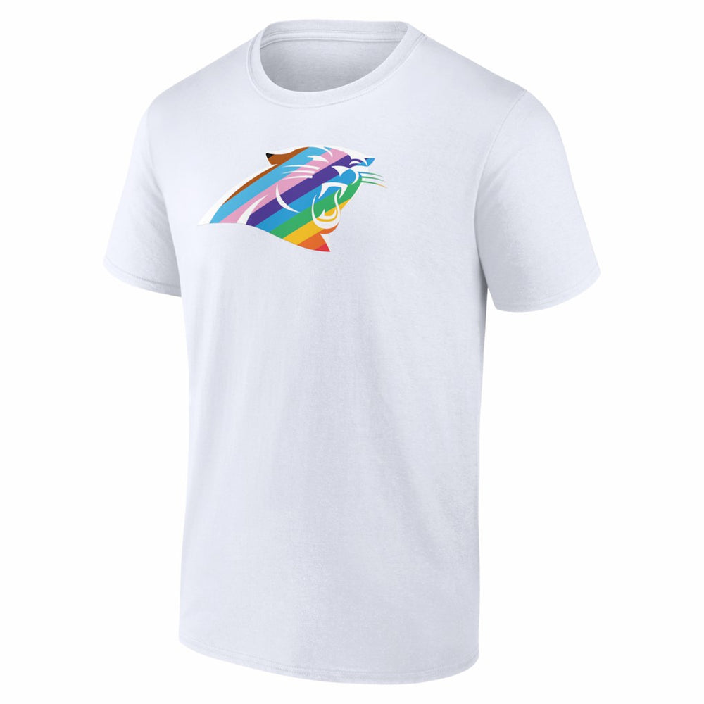 Carolina Panthers Logo Pride T-Shirt - White - NFL