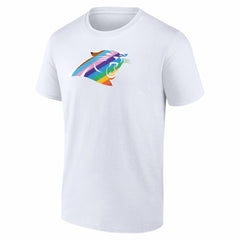 Carolina Panthers Logo Pride T-Shirt - White - NFL