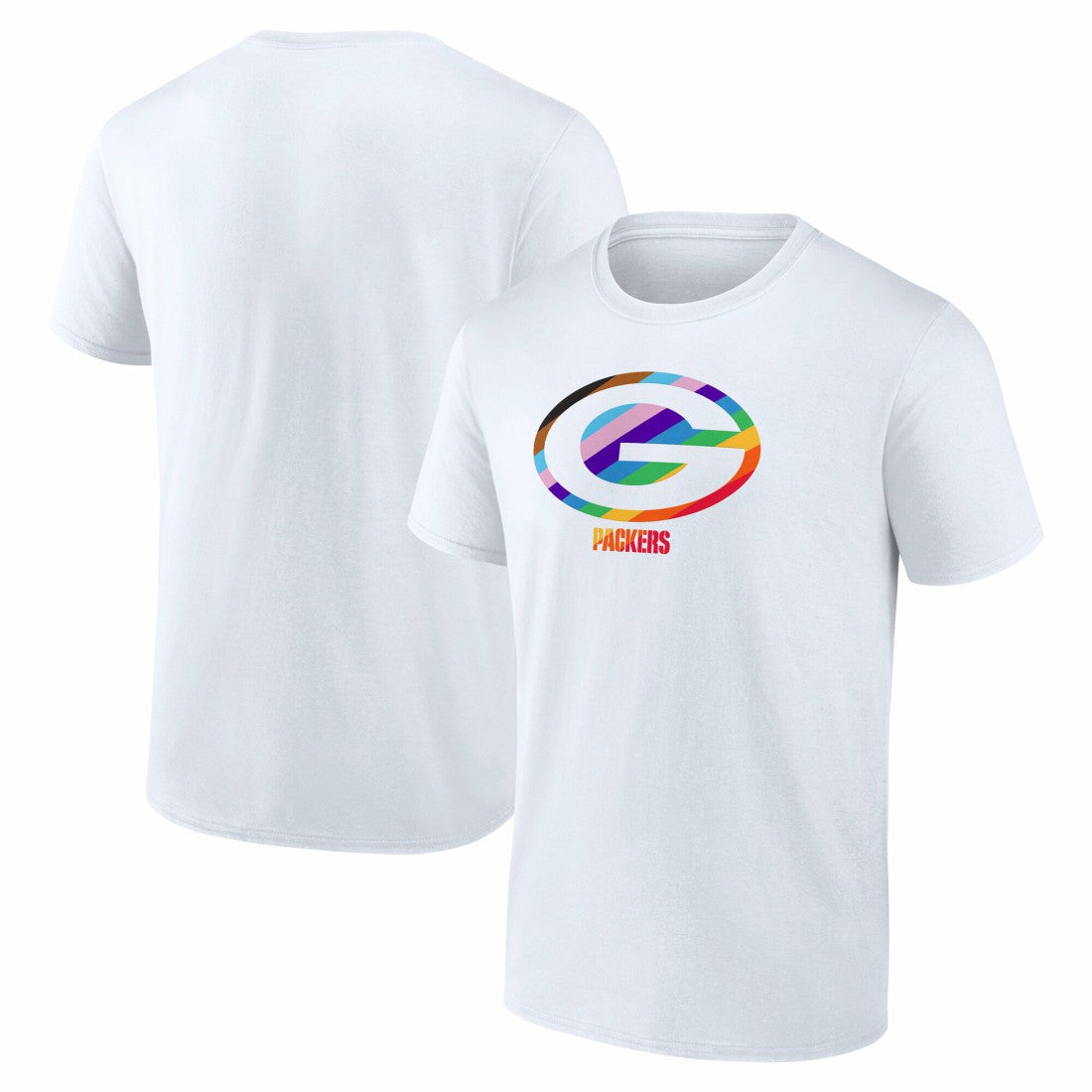 Green Bay Packers Logo Pride T-Shirt - White - NFL