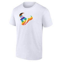 Houston Texans Logo Pride T-Shirt - White - NFL