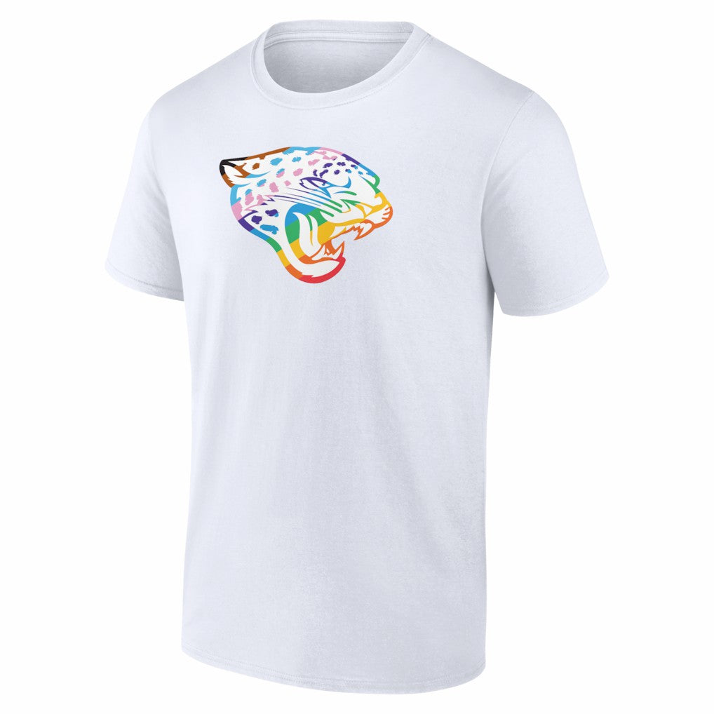 Jacksonville Jaguars Logo Pride T-Shirt - White - NFL