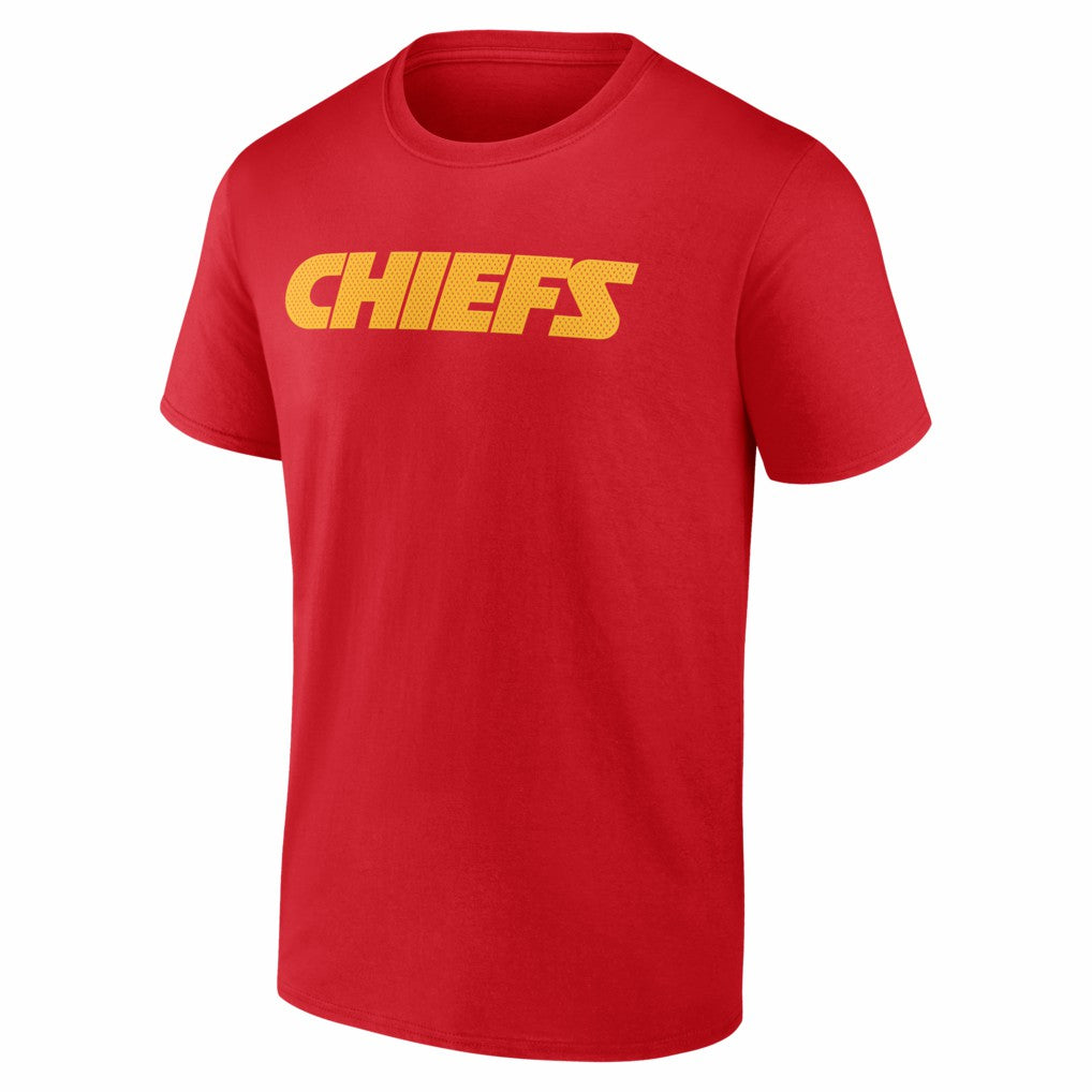 Kansas City Chiefs #1 Dad Jersey T-Shirt - Red - NFL