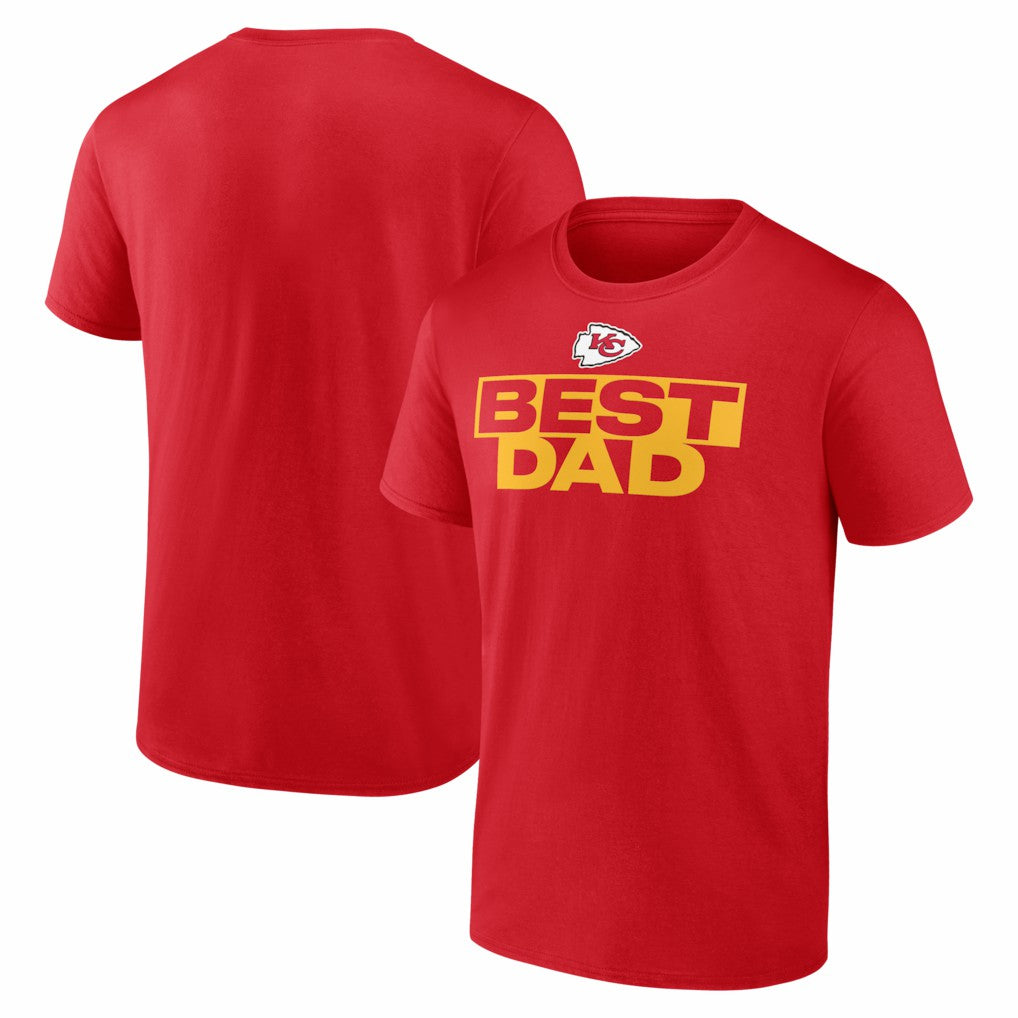 Kansas City Chiefs Greatest Dad T-Shirt - Red - NFL