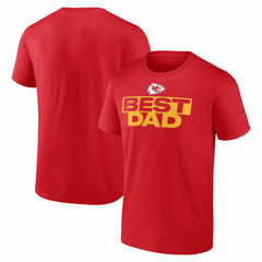 Kansas City Chiefs Greatest Dad T-Shirt - Red - NFL