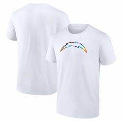 Los Angeles Chargers Logo Pride T-Shirt - White - NFL