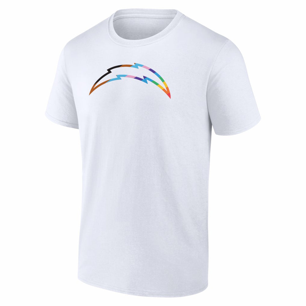 Los Angeles Chargers Logo Pride T-Shirt - White - NFL