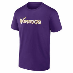 Minnesota Vikings #1 Dad Jersey T-Shirt - Purple - NFL