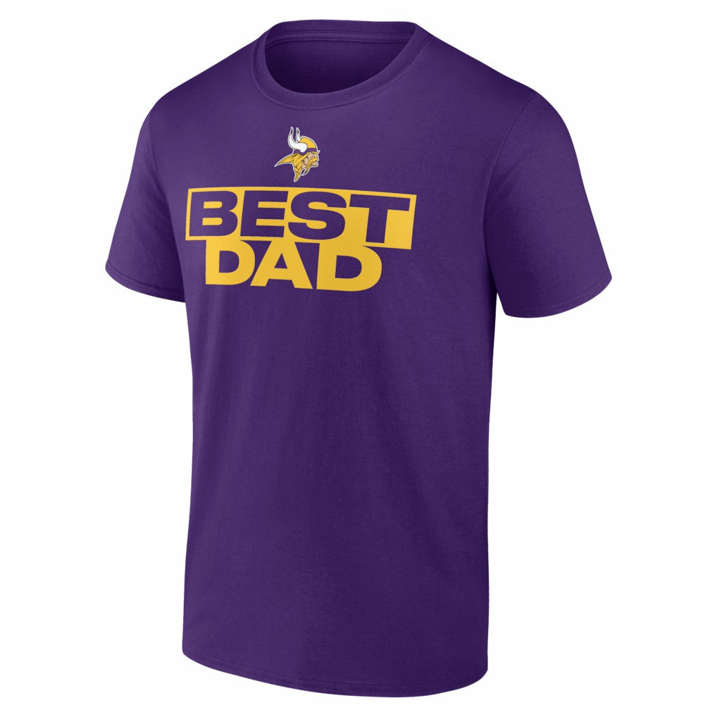 Minnesota Vikings Greatest Dad T-Shirt - Purple - NFL