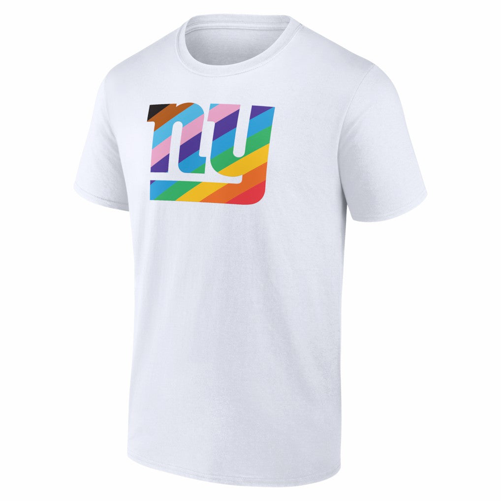 New York Giants Logo Pride T-Shirt - White - NFL