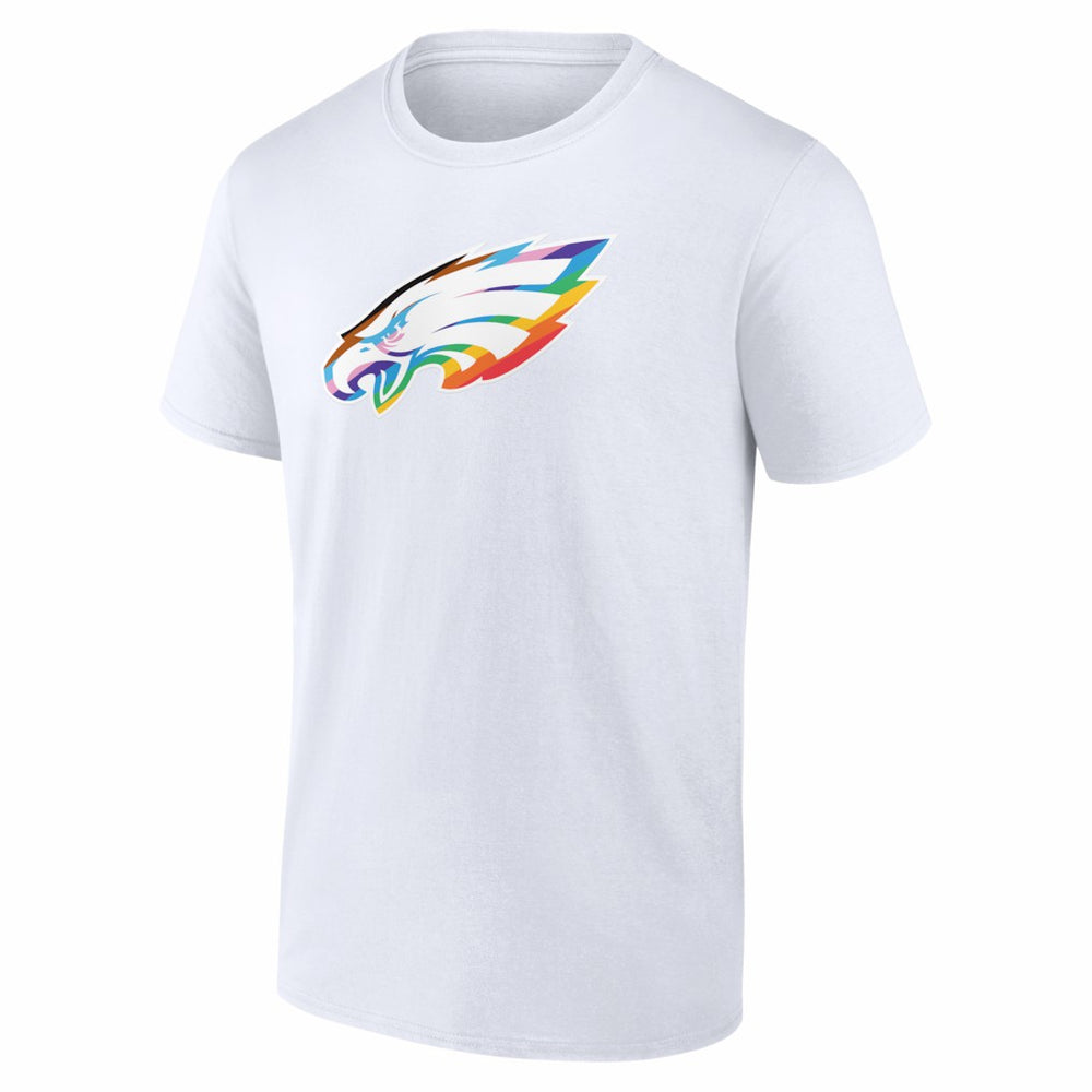Philadelphia Eagles Logo Pride T-Shirt - White - NFL