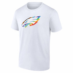 Philadelphia Eagles Logo Pride T-Shirt - White - NFL