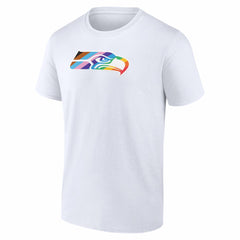 Seattle Seahawks Logo Pride T-Shirt - White - NFL