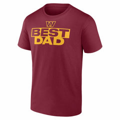 Washington Commanders Greatest Dad T-Shirt - Burgundy - NFL