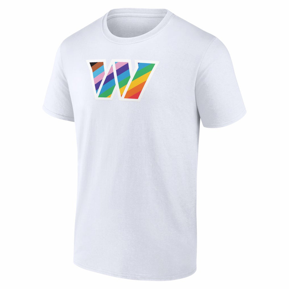 Washington Commanders Logo Pride T-Shirt - White - NFL