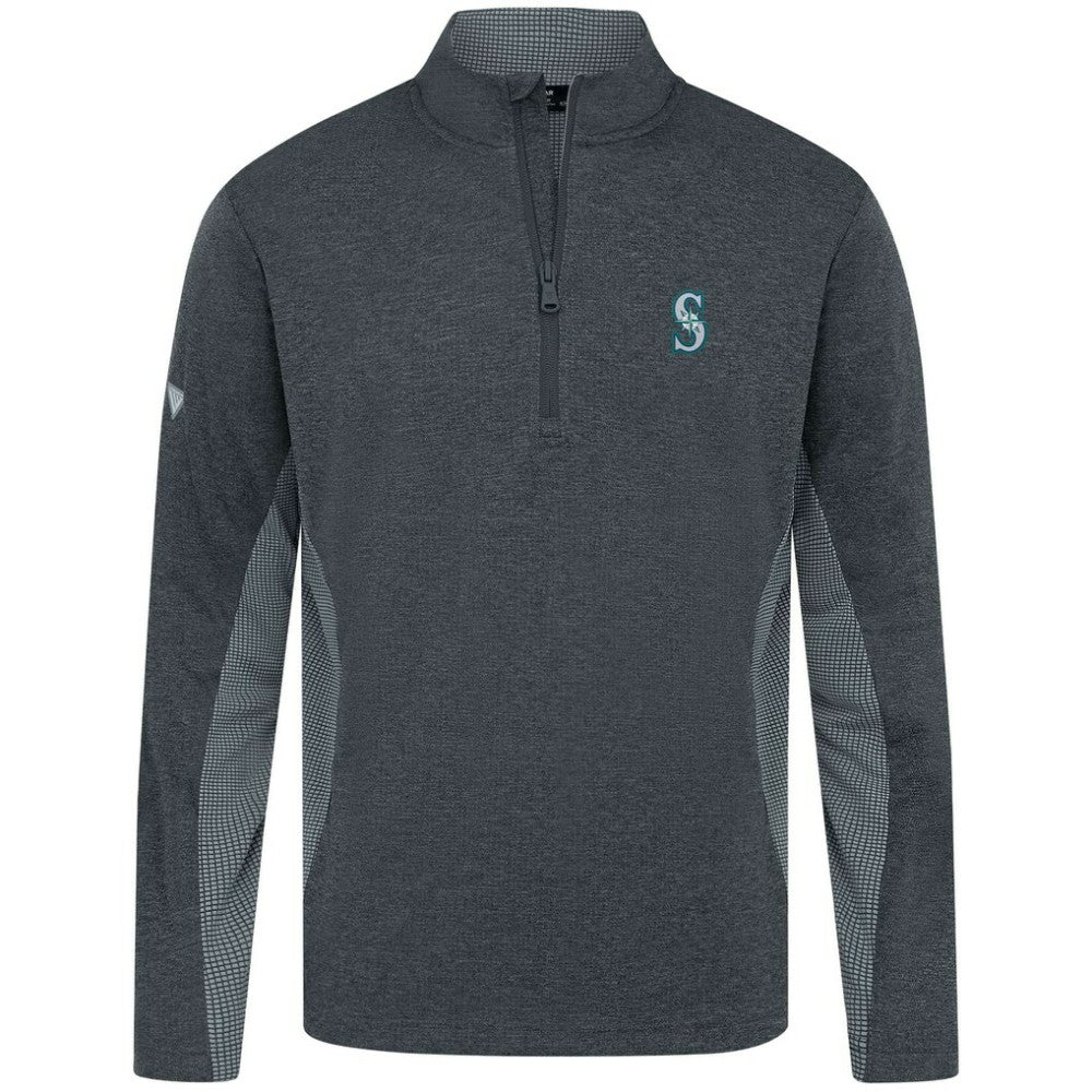 Seattle Mariners Levelwear Waffle Insignia 2.0 Quarter-Zip Pullover Outlet