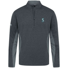 Seattle Mariners Levelwear Waffle Insignia 2.0 Quarter-Zip Pullover Outlet
