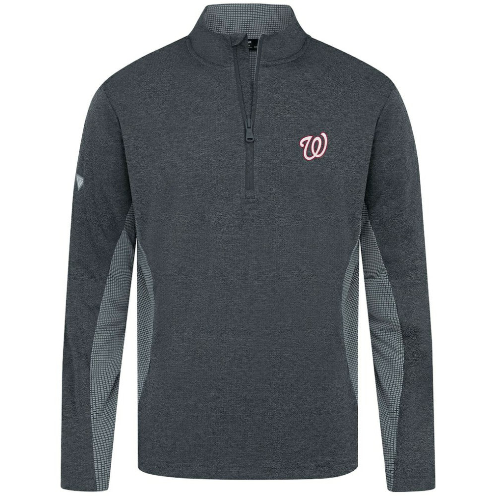 Washington Nationals Levelwear Waffle Insignia 2.0 Quarter-Zip Pullover for sale